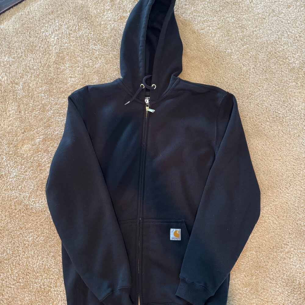 Carhartt Black Zip-Up Hoodie